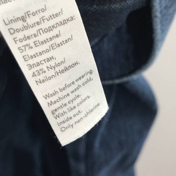 Spanx Blue Denim Jeanish Ankle Leggings S - Picture 11 of 11